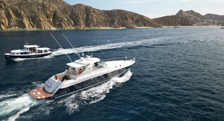 Luxury 60 ft yacht featuring premium interior design.